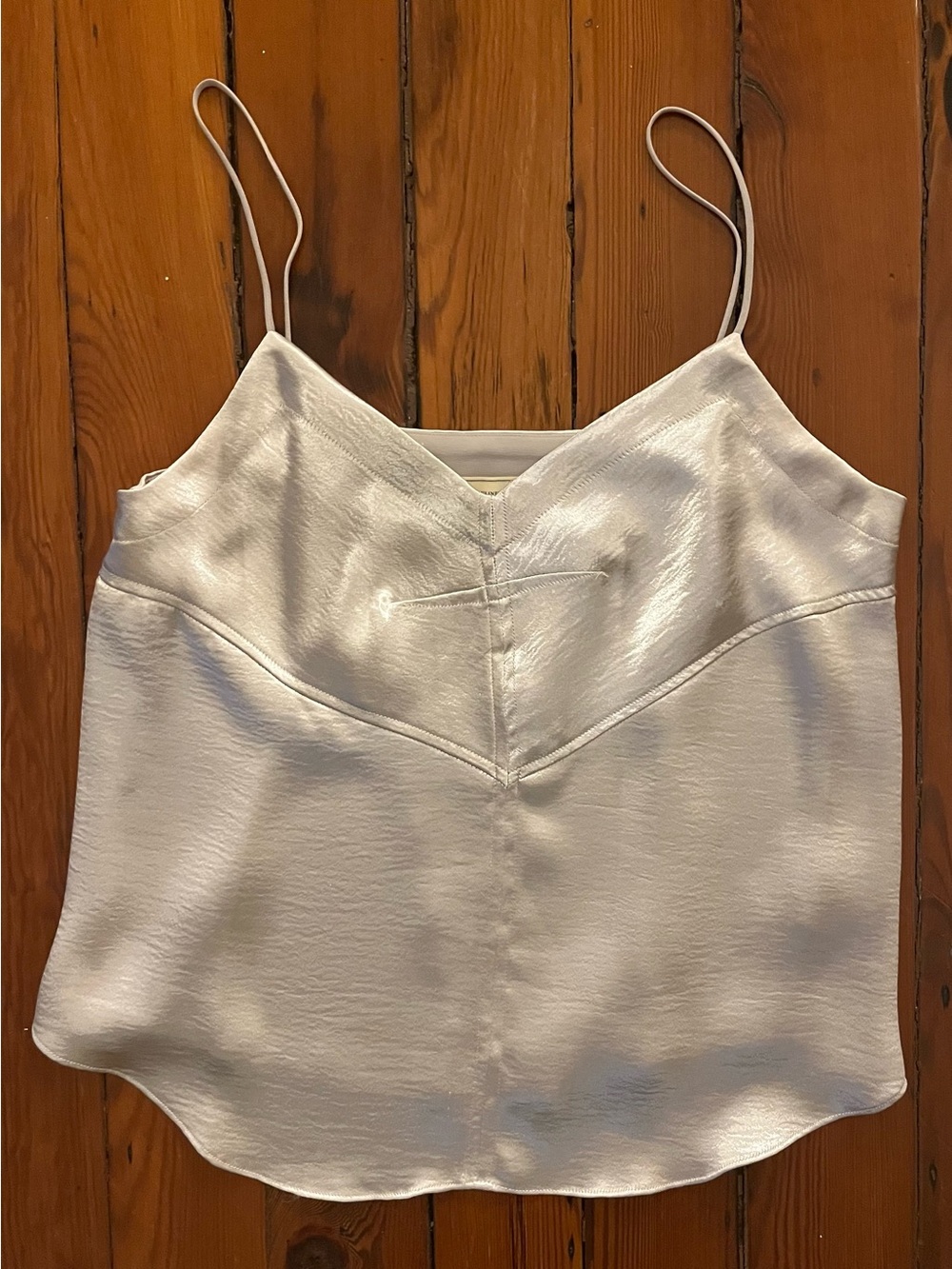 Anthropologie Moulinette Soeurs Champagne Satin Cami Tank Top S
